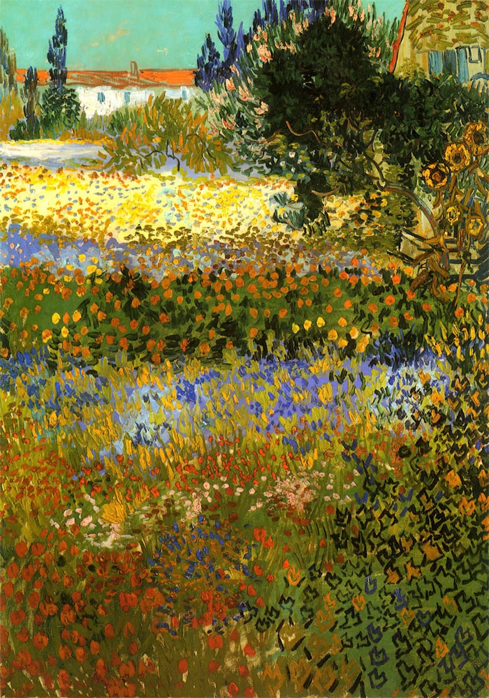 Πινακας σε καμβά VAN GOGH - GARDEN IN BLOOM ARLES
