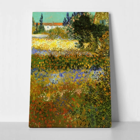Πινακας σε καμβά VAN GOGH - GARDEN IN BLOOM ARLES - Vincent Van Gogh Sticky 1