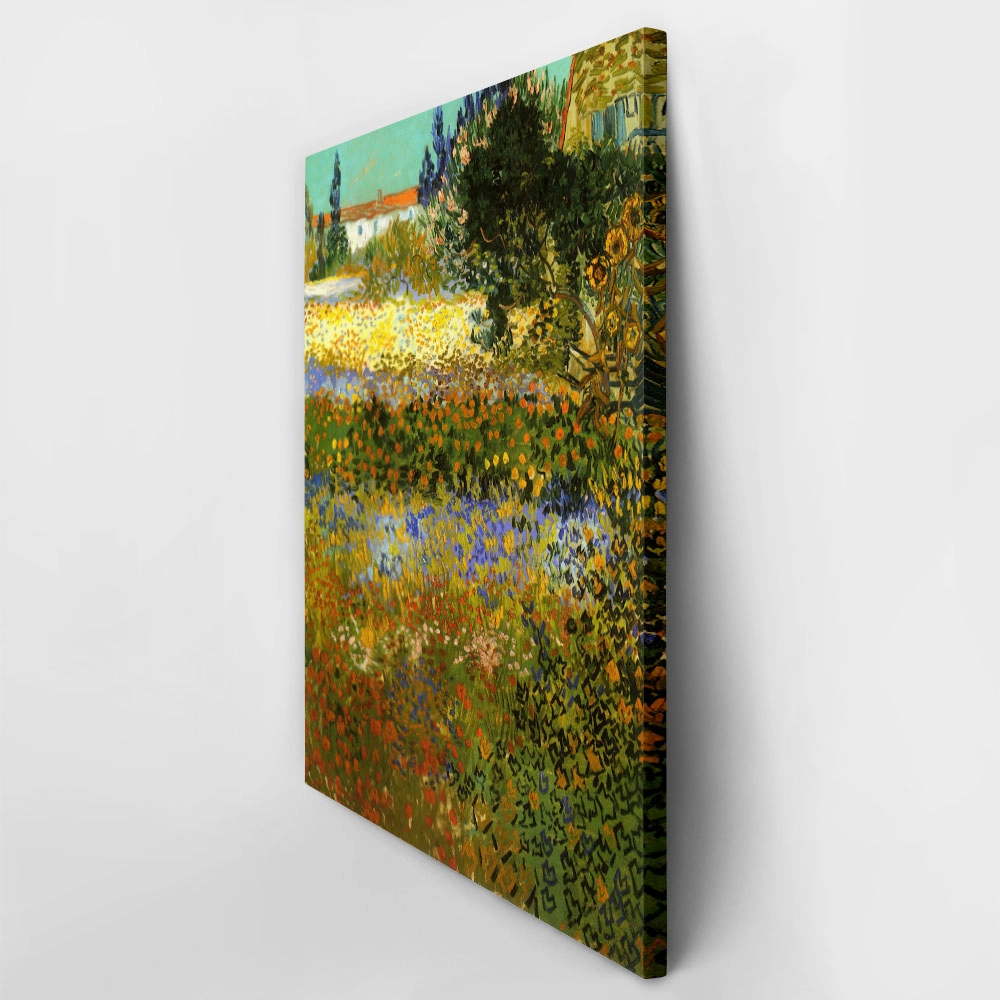 Πινακας σε καμβά VAN GOGH - GARDEN IN BLOOM ARLES