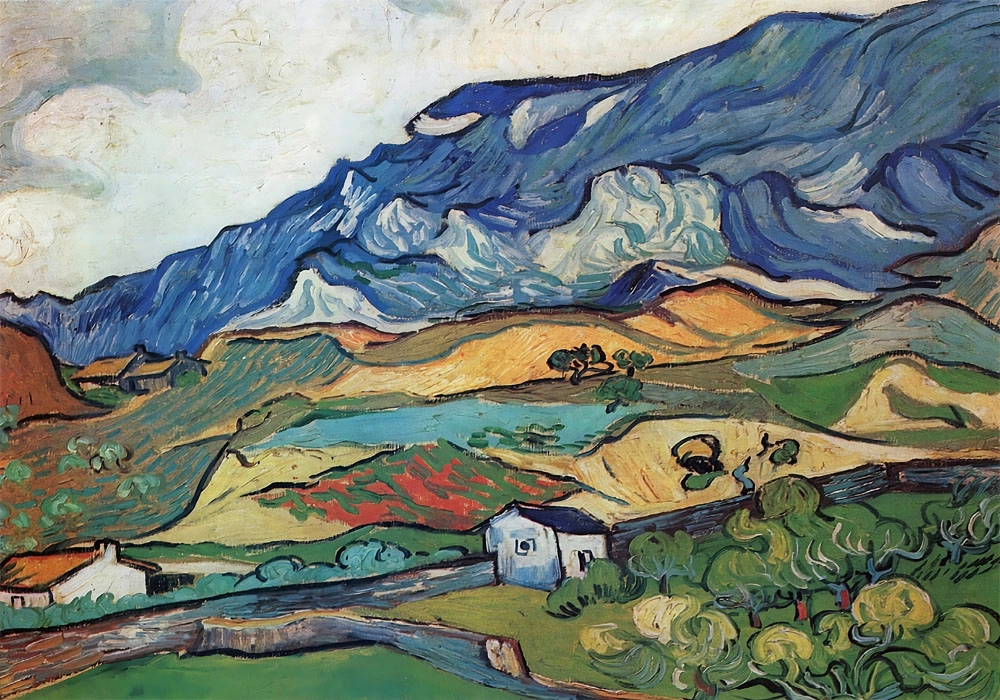 Πινακας σε καμβά VAN GOGH - LES ALPILLES