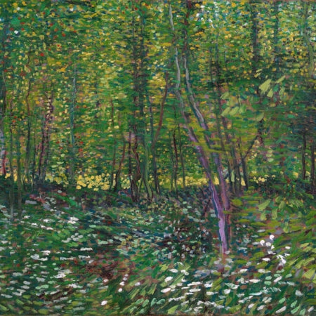 Πινακας σε καμβά VAN GOGH - TREES AND UNDERGROWTH - Vincent Van Gogh Sticky 5