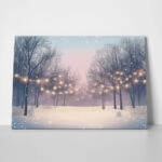 Πινακας σε καμβά WINTER LIGHTS
