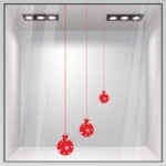 Χριστουγεννιάτικο αυτοκόλλητο XMAS BALLS 2