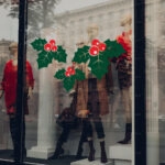 Χριστουγεννιάτικο αυτοκόλλητο XMAS HOLLY BERRIES