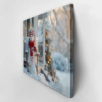 Πινακας σε καμβά XMAS SNOWMAN