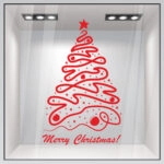 Χριστουγεννιάτικο αυτοκόλλητο XMAS TREE 2