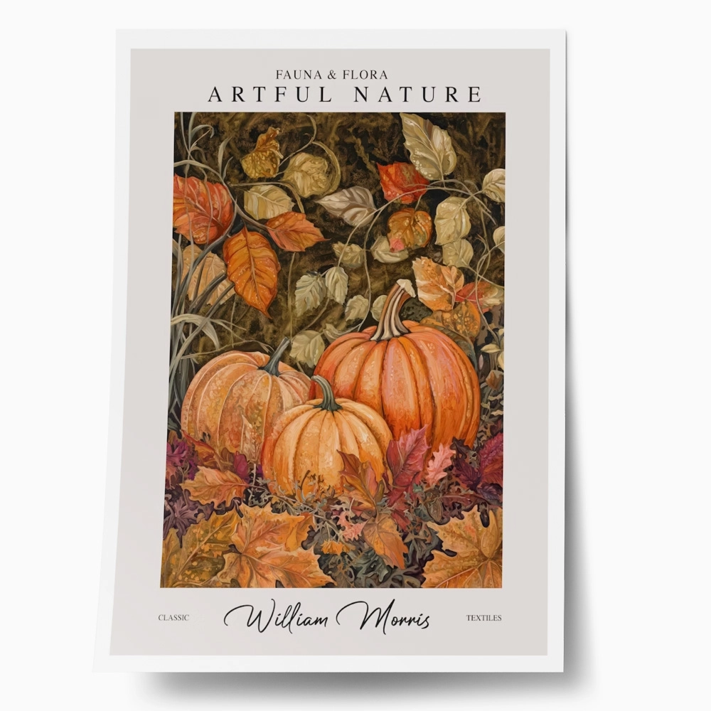 Πόστερ WILLIAM MORRIS - PUMPKINS AUTUMN
