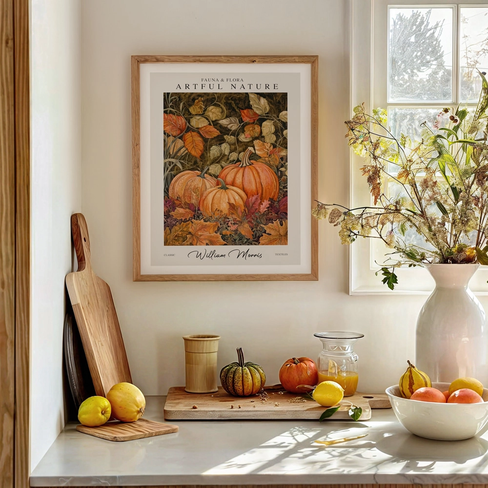 Πόστερ WILLIAM MORRIS - PUMPKINS AUTUMN