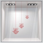 Χριστουγεννιάτικο αυτοκόλλητο XMAS BALLS 1