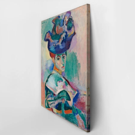 Πινακας σε καμβά MATISSE - WOMAN WITH A HAT - Henri Matisse Sticky 3
