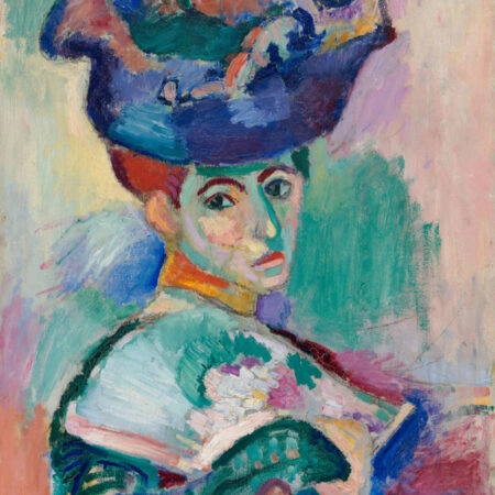 Πινακας σε καμβά MATISSE - WOMAN WITH A HAT - Henri Matisse Sticky 5