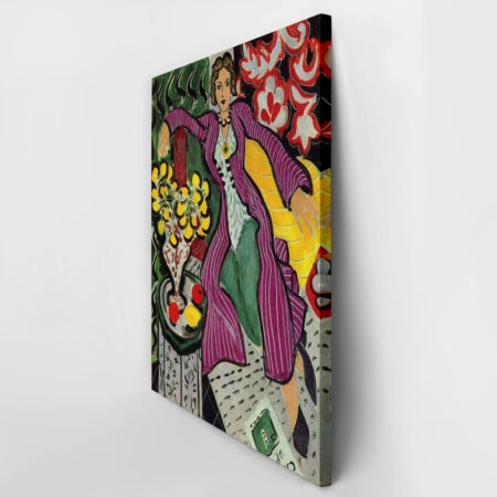 Πινακας σε καμβά MATISSE - WOMAN IN PURPLE COAT - Henri Matisse Sticky 2