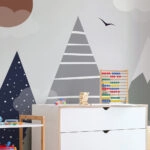 Αυτοκόλλητη Ταπετσαρία τοίχου DOODLE MOUNTAINS