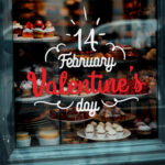 Αυτοκoλλητο Βιτρίνας 14 FEBRUARY