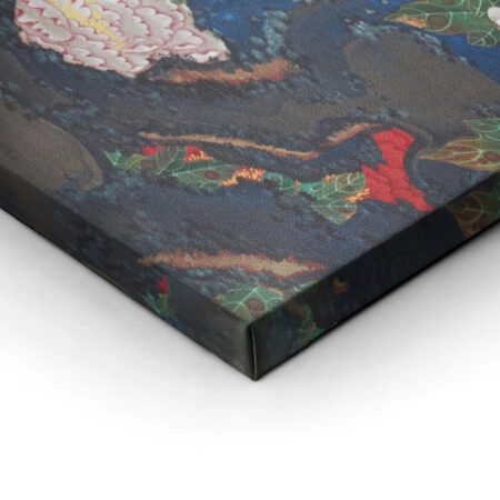 Πινακας σε καμβά JAKUCHU ITO - A PEACOCK PINE AND PEONY - Jakuchu Ito Sticky 2