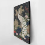 Πινακας σε καμβά JAKUCHU ITO - A PEACOCK PINE AND PEONY