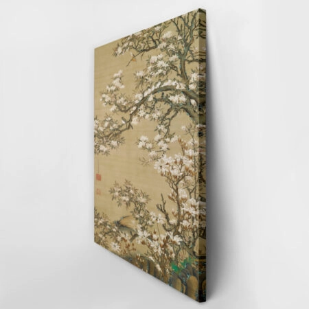 Πινακας σε καμβά JAKUCHU ITO - BIRDS ON ARONIA BRANCH - Jakuchu Ito Sticky 3