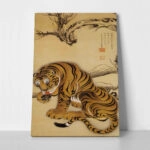 Πινακας σε καμβά JAKUCHU ITO - TIGER