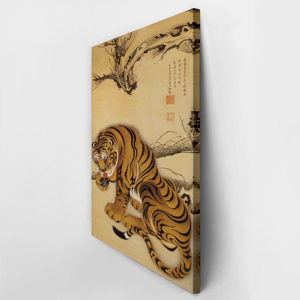Πινακας σε καμβά JAKUCHU ITO - TIGER