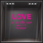 Αυτοκoλλητο Βιτρίνας LOVE IN THE AIR ARROW