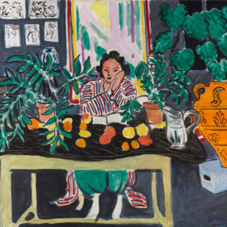 Πινακας σε καμβά MATISSE - INTERIOR WITH AN ETRUSCAN VASE - Henri Matisse Sticky 5