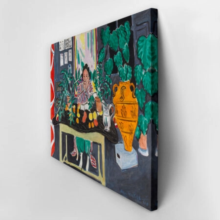 Πινακας σε καμβά MATISSE - INTERIOR WITH AN ETRUSCAN VASE - Henri Matisse Sticky 3
