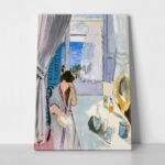 Πινακας σε καμβά MATISSE - WOMAN READING AT A DRESSING TABLE