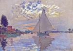 Πινακας σε καμβά MONET - SAILBOAT