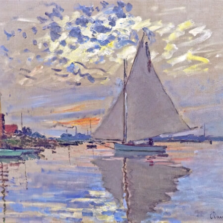 Πινακας σε καμβά MONET - SAILBOAT - Monet Claude Sticky 5