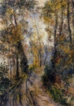Πινακας σε καμβά RENOIR - THE FOREST PATH 1871