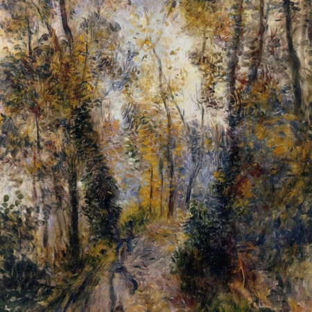 Πινακας σε καμβά RENOIR - THE FOREST PATH 1871 - Pierre Auguste Renoir Sticky 5