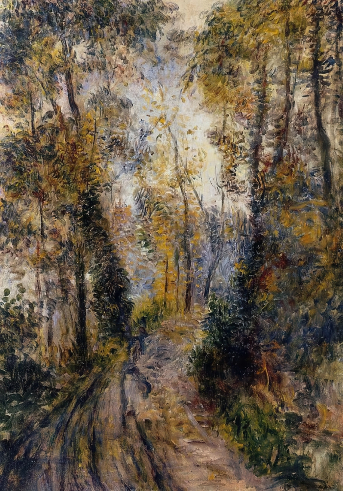 Πινακας σε καμβά RENOIR - THE FOREST PATH 1871