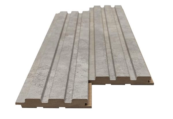 Διακοσμητικό MDF panel τοίχου με 3D πηχακια CHICAGO CONCRETE 504070 BEAT ST πλατος 11.9cm x υψος 2.75m