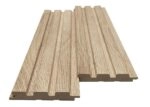 Διακοσμητικό MDF panel τοίχου με 3D πηχακια SONOMA OAK 501050 BEAT ST πλατος 11.9cm x υψος 2.75m