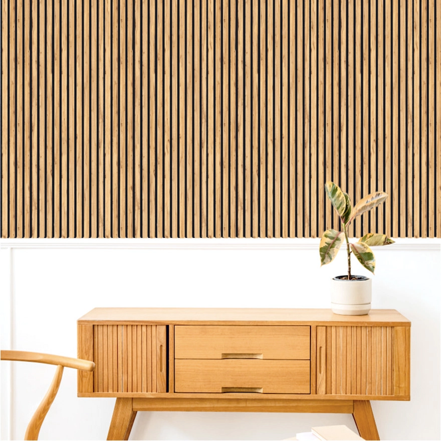 Διακοσμητικό Panel τοίχου με 3D πηχάκια ACOUSTIC 6880 PECAN Πλάτος 60cm - υψος 278cm - Πάχος 20mm