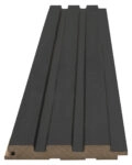 Διακοσμητικό MDF panel τοίχου με 3D πηχακια BLACK LEAD 507090 BEAT DL πλατος 11.9cm x υψος 2.75m