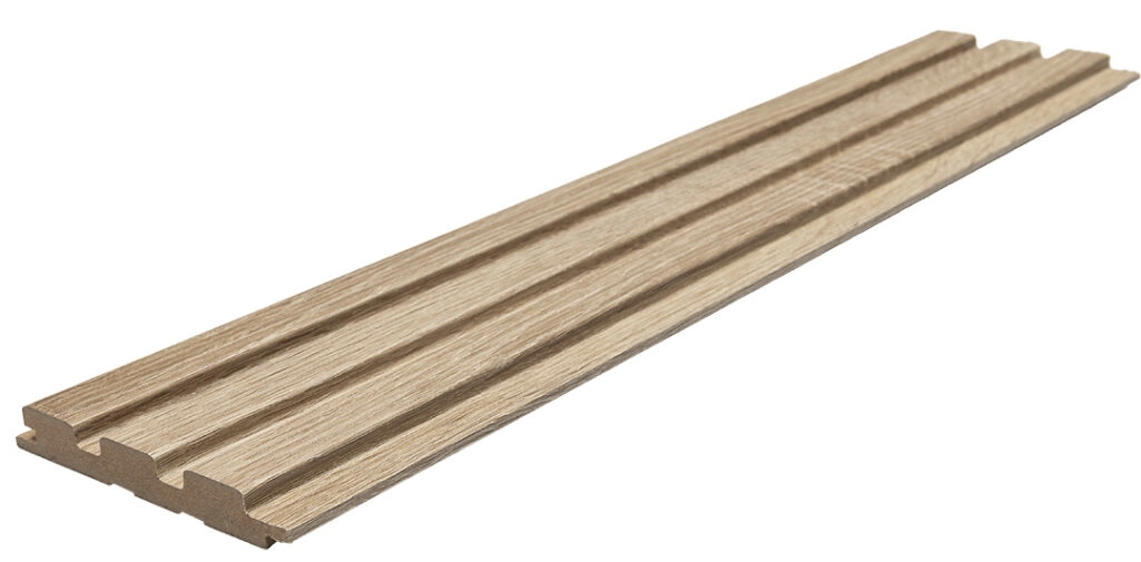 Διακοσμητικό MDF panel τοίχου με 3D πηχακια SONOMA OAK 501050 BEAT ST πλατος 11.9cm x υψος 2.75m