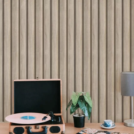 Διακοσμητικό MDF panel τοίχου με 3D πηχακια SONOMA OAK 501050 BEAT ST πλατος 11.9cm x υψος 2.75m