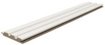 Διακοσμητικό MDF panel τοίχου με 3D πηχακια WHITE 502040 BEAT ST πλατος 11.9cm x υψος 2.75m