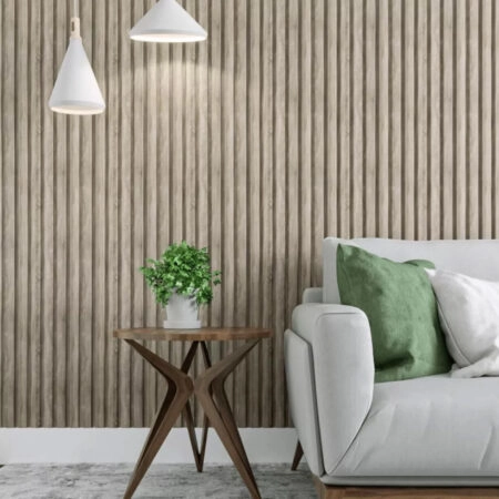 Διακοσμητικό MDF panel τοίχου με 3D πηχακια VINTAGE OAK 503040 BEAT ST πλατος 11.9cm x υψος 2.75m