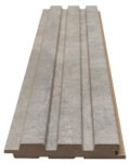 Διακοσμητικό MDF panel τοίχου με 3D πηχακια CHICAGO CONCRETE 504070 BEAT ST πλατος 11.9cm x υψος 2.75m