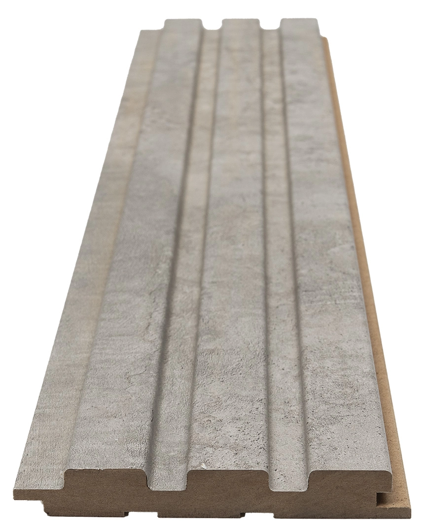 Διακοσμητικό MDF panel τοίχου με 3D πηχακια CHICAGO CONCRETE 504070 BEAT ST πλατος 11.9cm x υψος 2.75m
