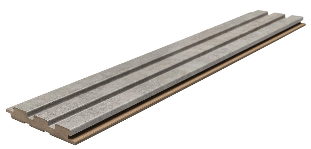 Διακοσμητικό MDF panel τοίχου με 3D πηχακια CHICAGO CONCRETE 504070 BEAT ST πλατος 11.9cm x υψος 2.75m