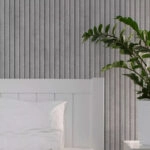 Διακοσμητικό MDF panel τοίχου με 3D πηχακια CHICAGO CONCRETE 504070 BEAT ST πλατος 11.9cm x υψος 2.75m