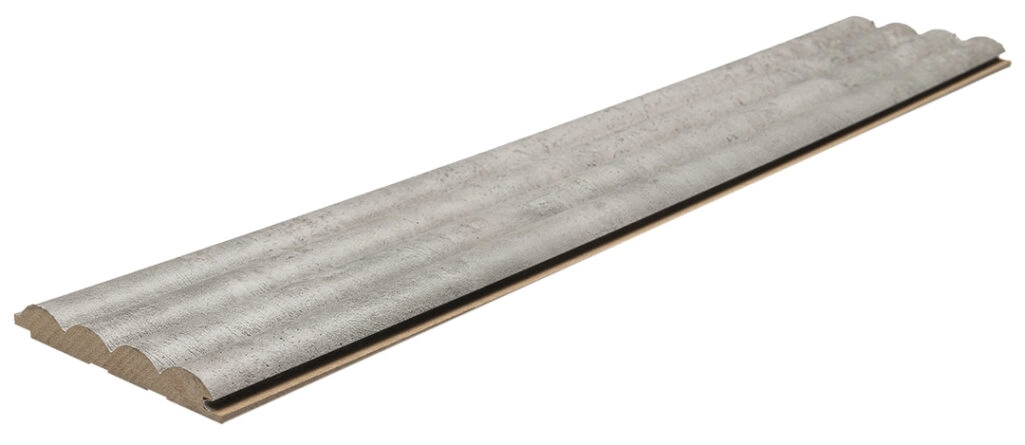 Διακοσμητικό MDF panel τοίχου με 3D πηχακια CHICAGO CONCRETE 804070 WAVE ST πλατος 11.9cm x υψος 2.75m