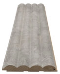 Διακοσμητικό MDF panel τοίχου με 3D πηχακια CHICAGO CONCRETE 804070 WAVE ST πλατος 11.9cm x υψος 2.75m
