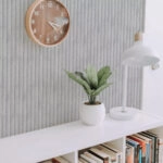 Διακοσμητικό MDF panel τοίχου με 3D πηχακια CHICAGO CONCRETE 804070 WAVE ST πλατος 11.9cm x υψος 2.75m
