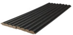 Διακοσμητικό MDF panel τοίχου με 3D πηχακια BLACK EDITION 805090 WAVE ST πλατος 11.9cm x υψος 2.75m