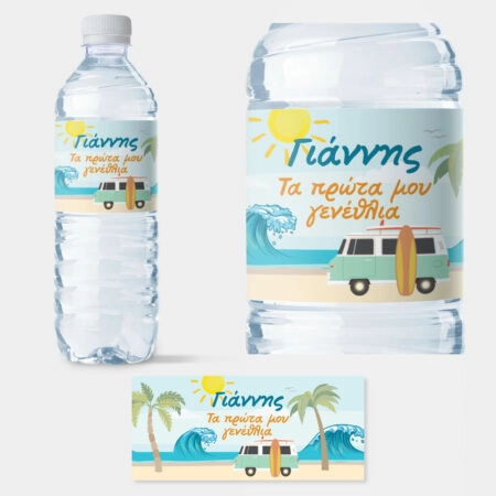 plastic bottle of clear water
