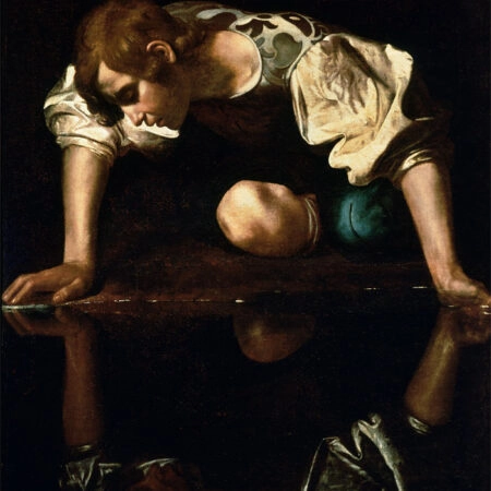 Πινακας σε καμβά CARAVAGGIO - NARCISSUS - Caravaggio Sticky 6